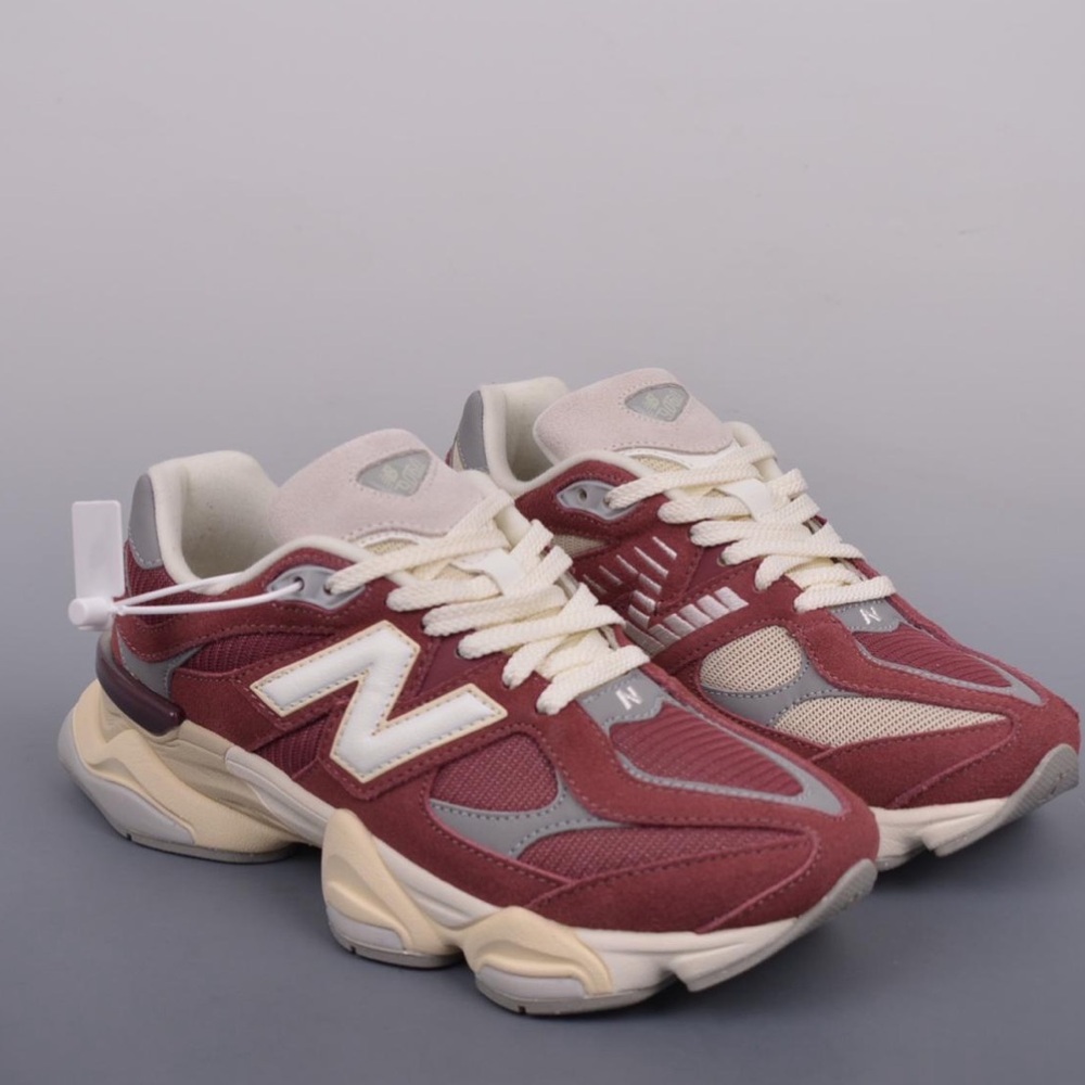 New Balance Women's Burgundy Mesh & Suede Runner